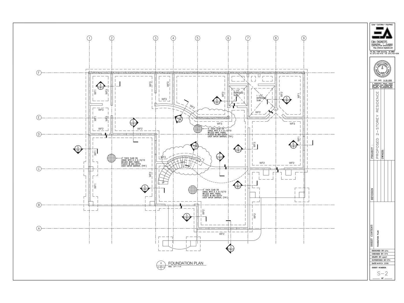 Split-level structural sheet S2